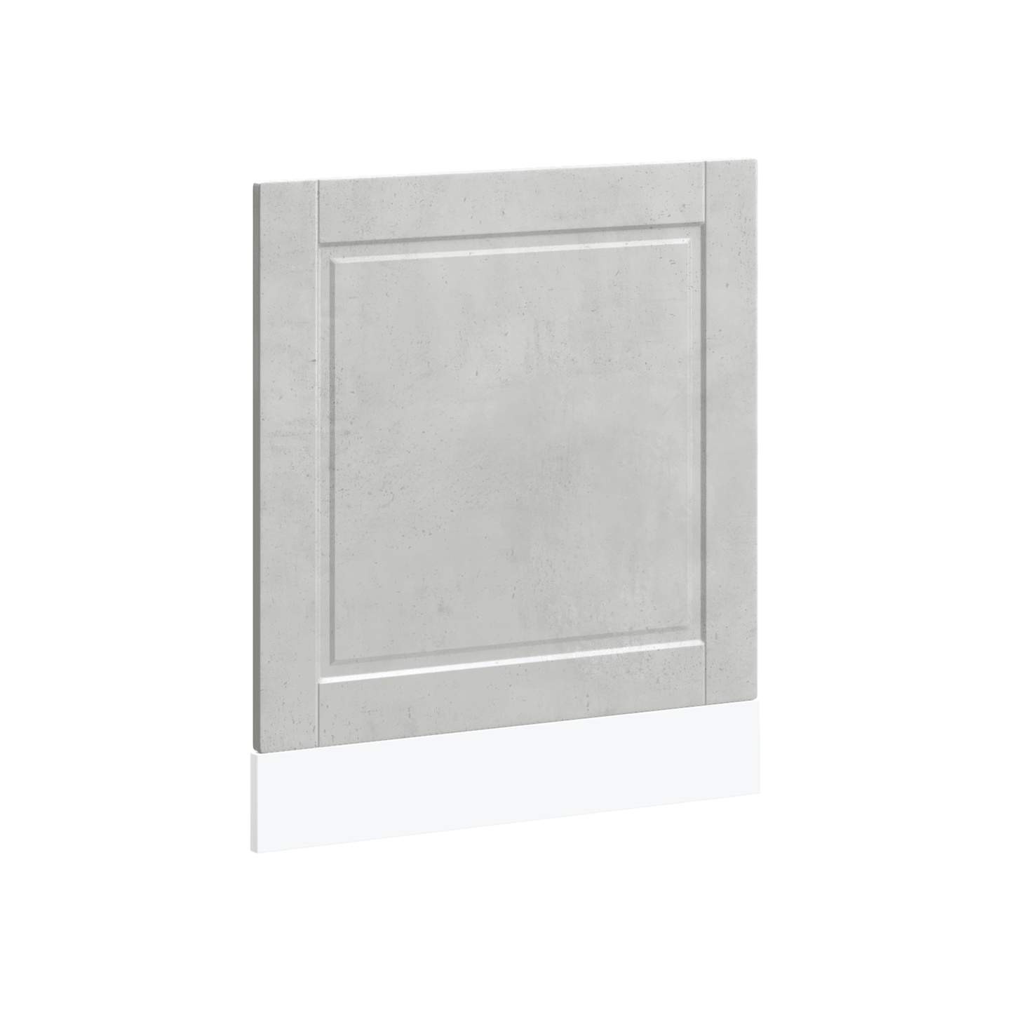 Panneau de lave-vaisselle Porto gris béton 60x1,5x57 cm