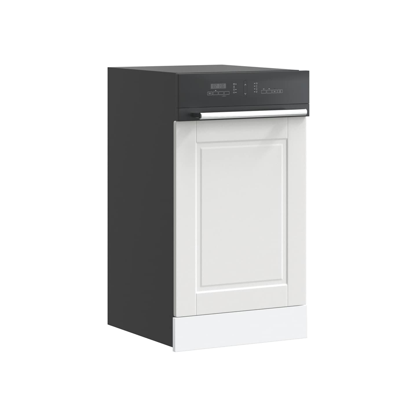Panneau de lave-vaisselle Porto blanc 45x1,5x57 cm