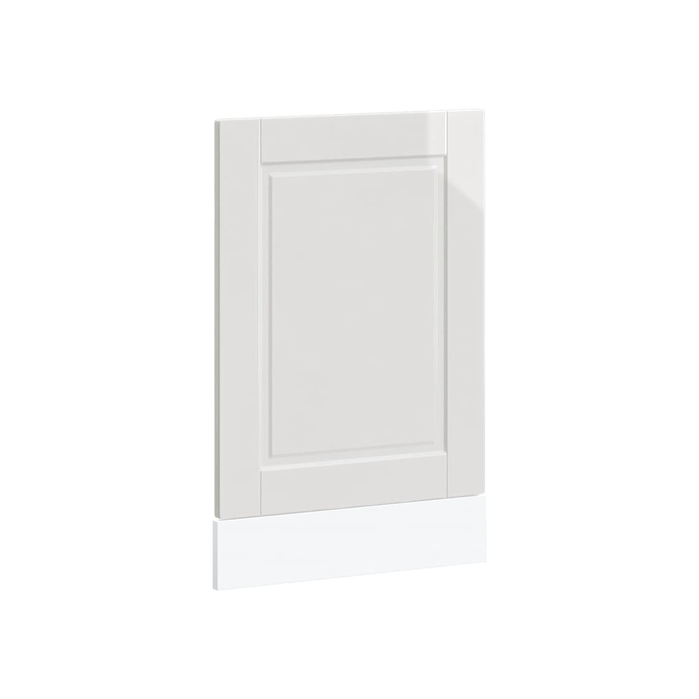 Panneau de lave-vaisselle Porto blanc brillant 45x1,5x57 cm