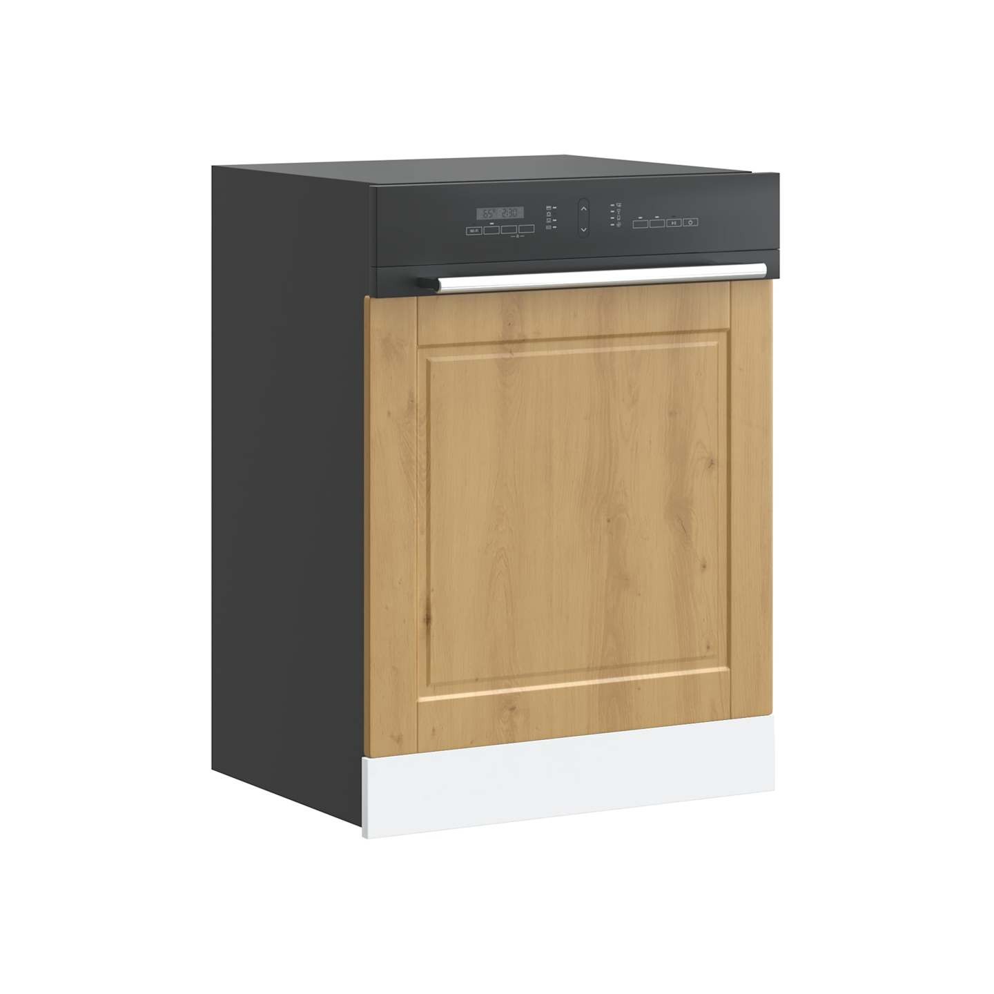 Panneau de lave-vaisselle Porto chêne artisanal 60x1,5x57 cm