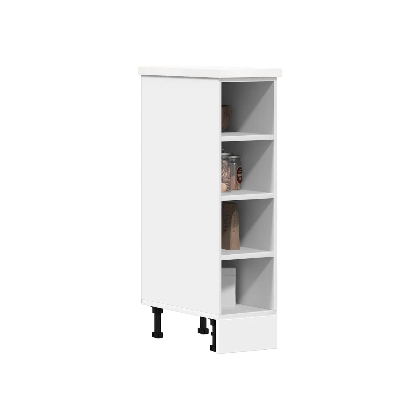 Meuble bas "Riga" Blanc 20 x 44,5 x 81,5 cm Bois d'ingénierie