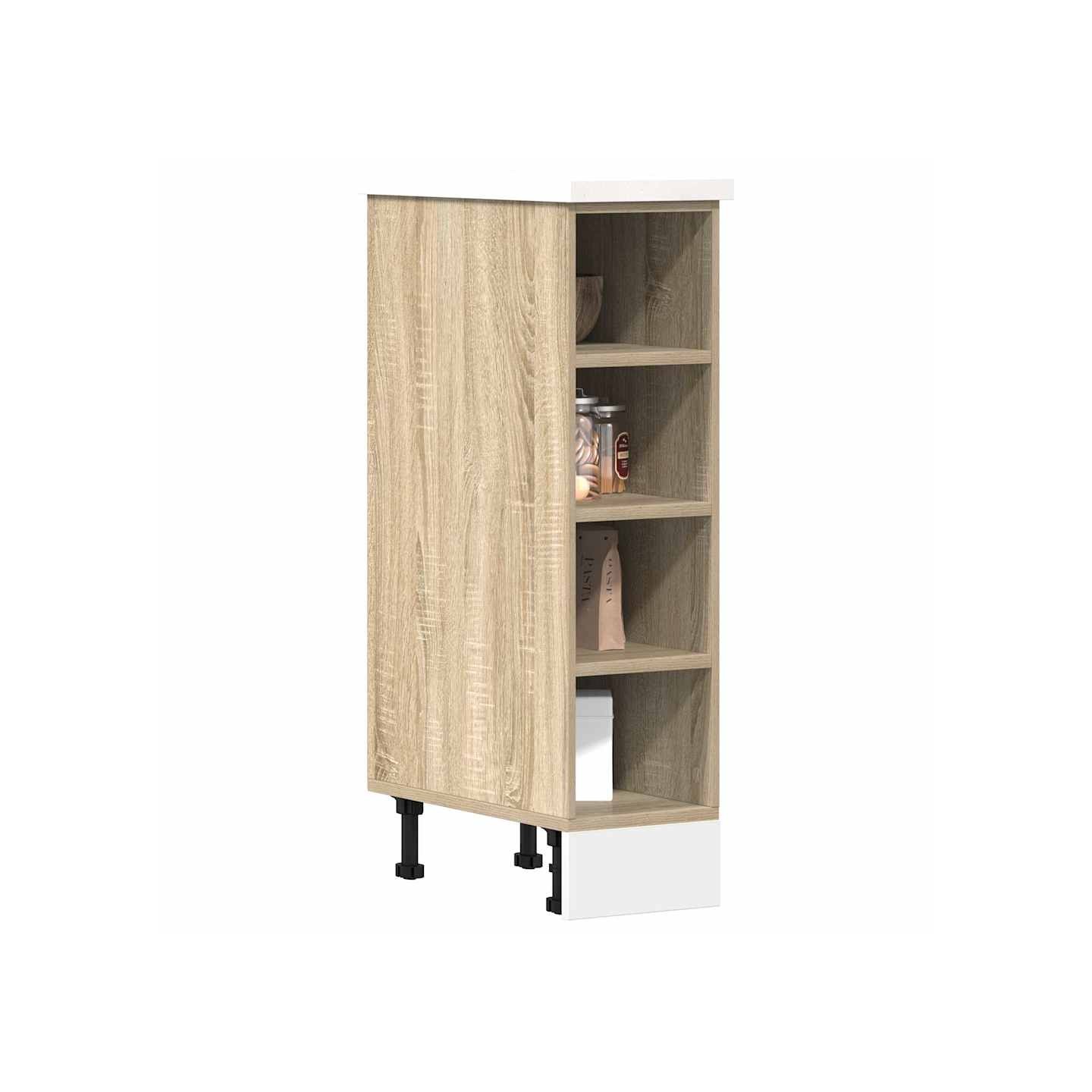 Armoire basse "Riga" chêne sonoma 20x44,5x81,5 cm