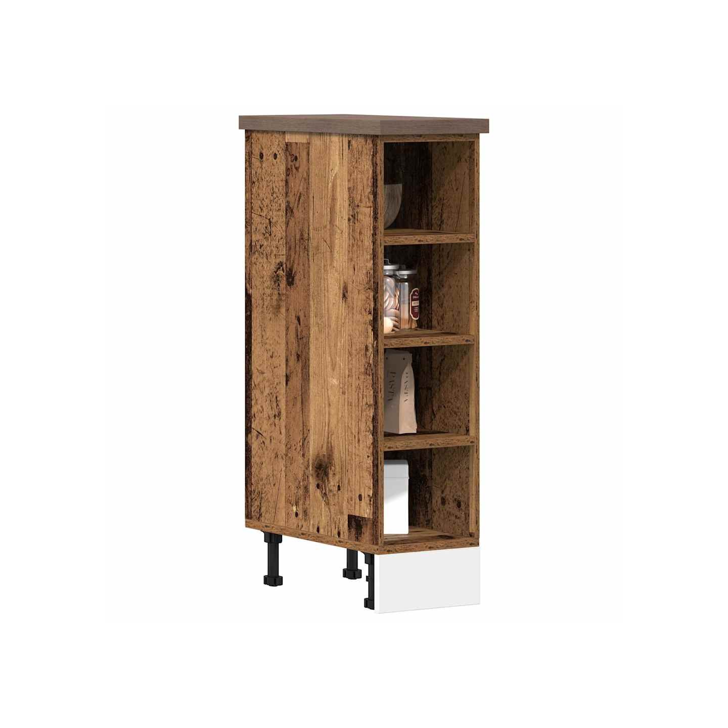 Armoire de plancher "Riga" vieux bois 20x44,5x81,5cm