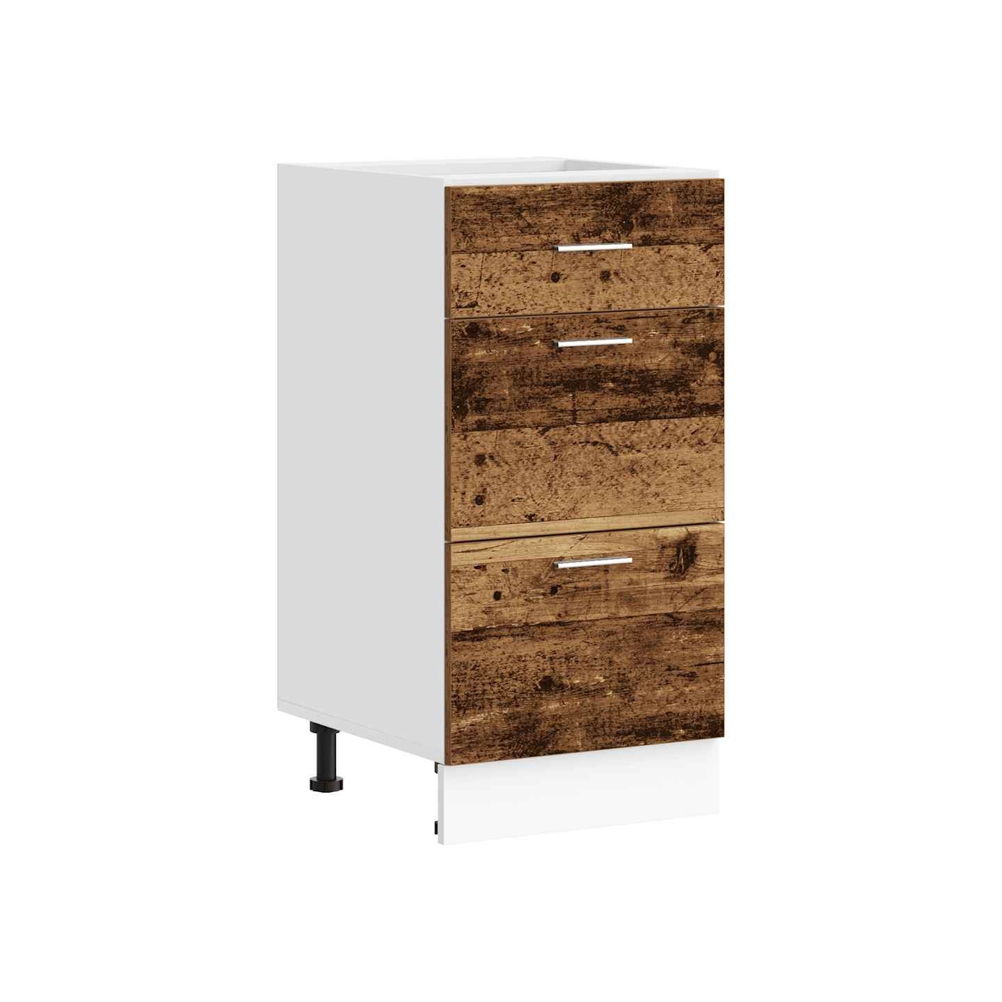 Meuble bas "Lyon" Bois ancien 40 x 46 x 81,5 cm Bois d'ingénierie