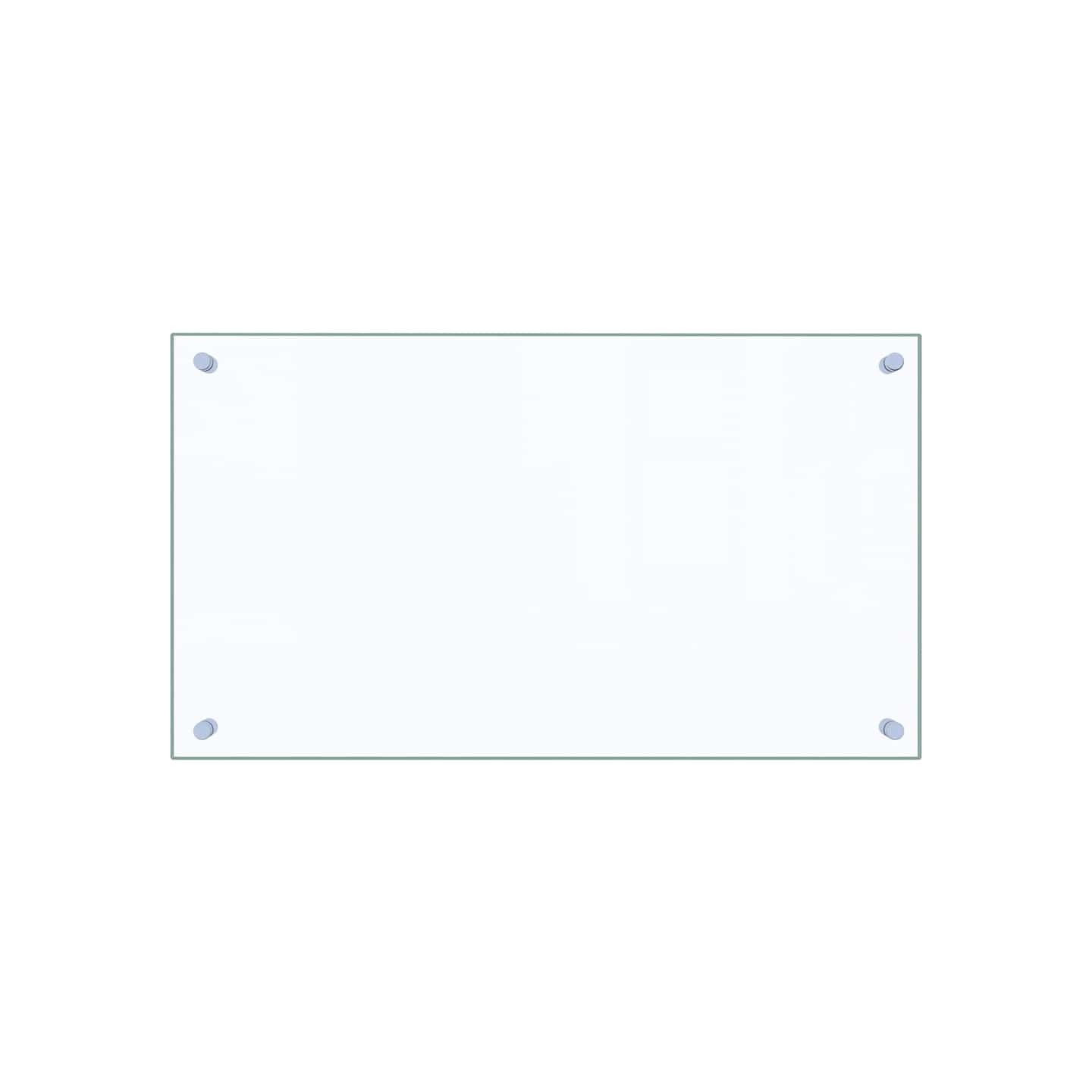Dosseret de cuisine Transparent 70x40 cm Verre trempé