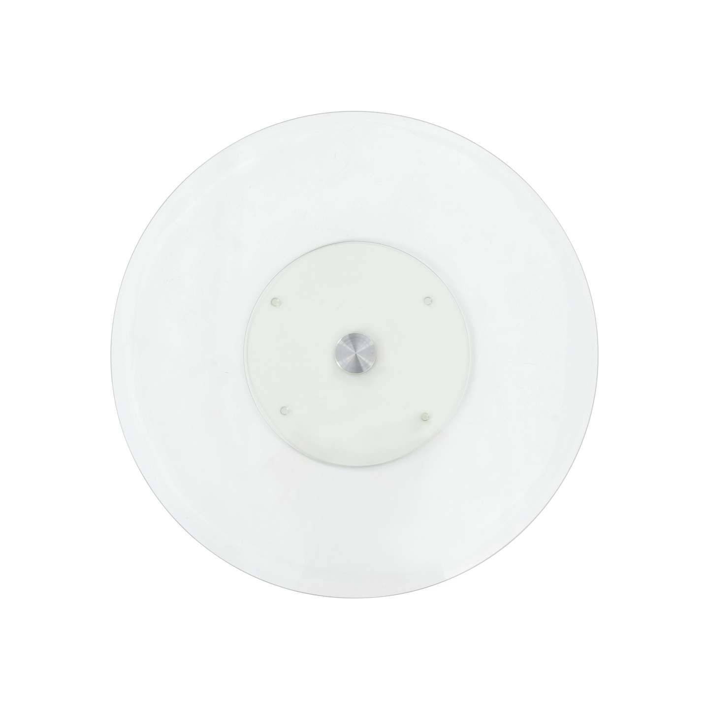 Assiette de service rotative Transparent 60 cm Verre trempé