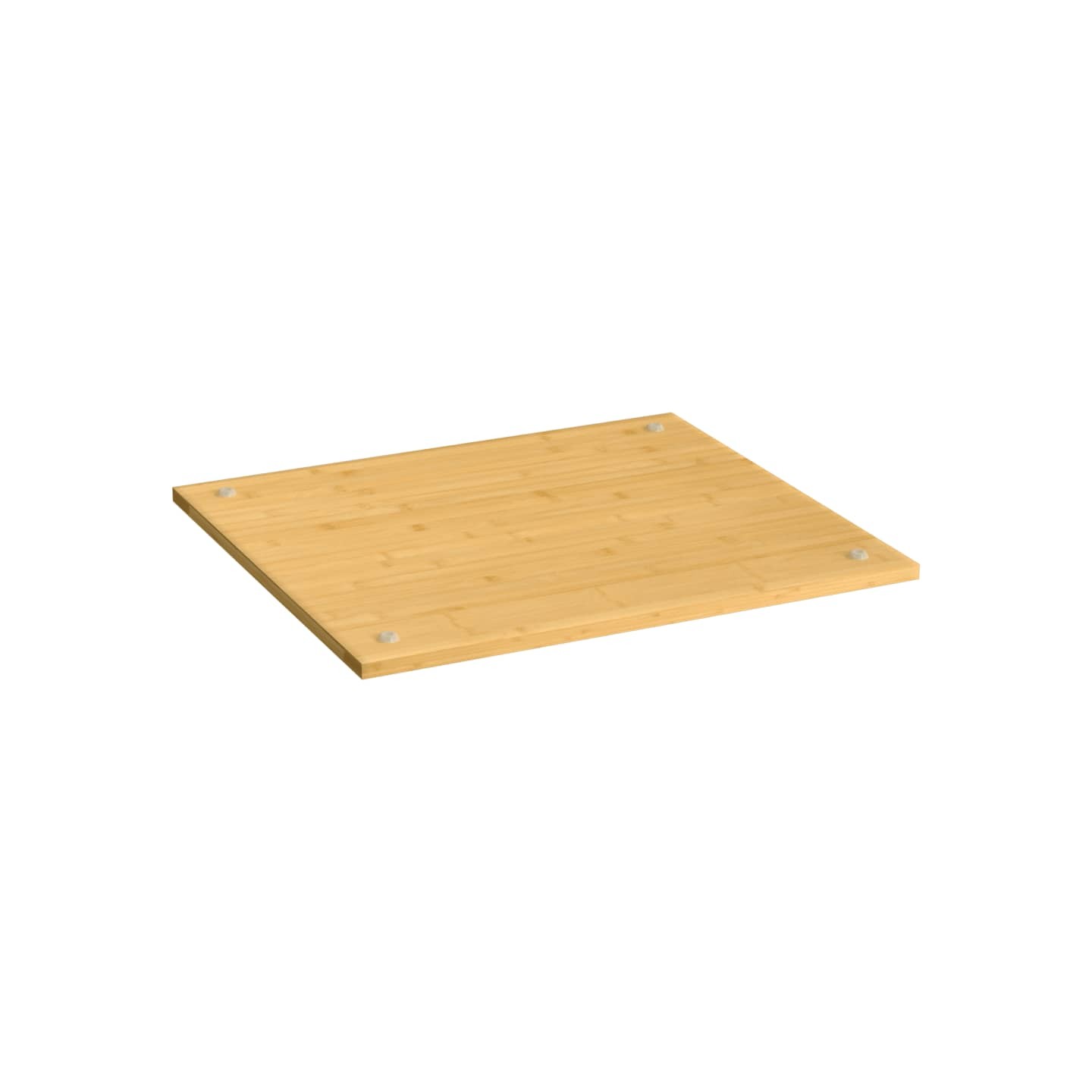 Couvercle de cuisinière 50x56x1,5 cm bambou