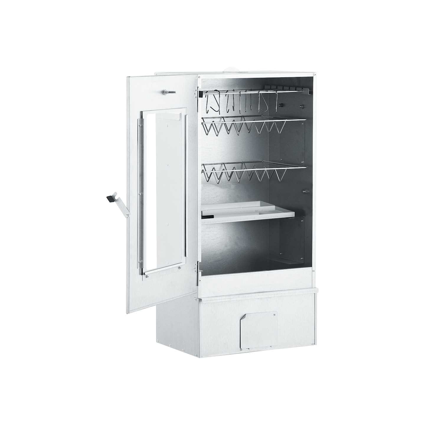 Fumoir de four à BBQ avec 1 kg de copeaux de bois 44,5x29x83 cm