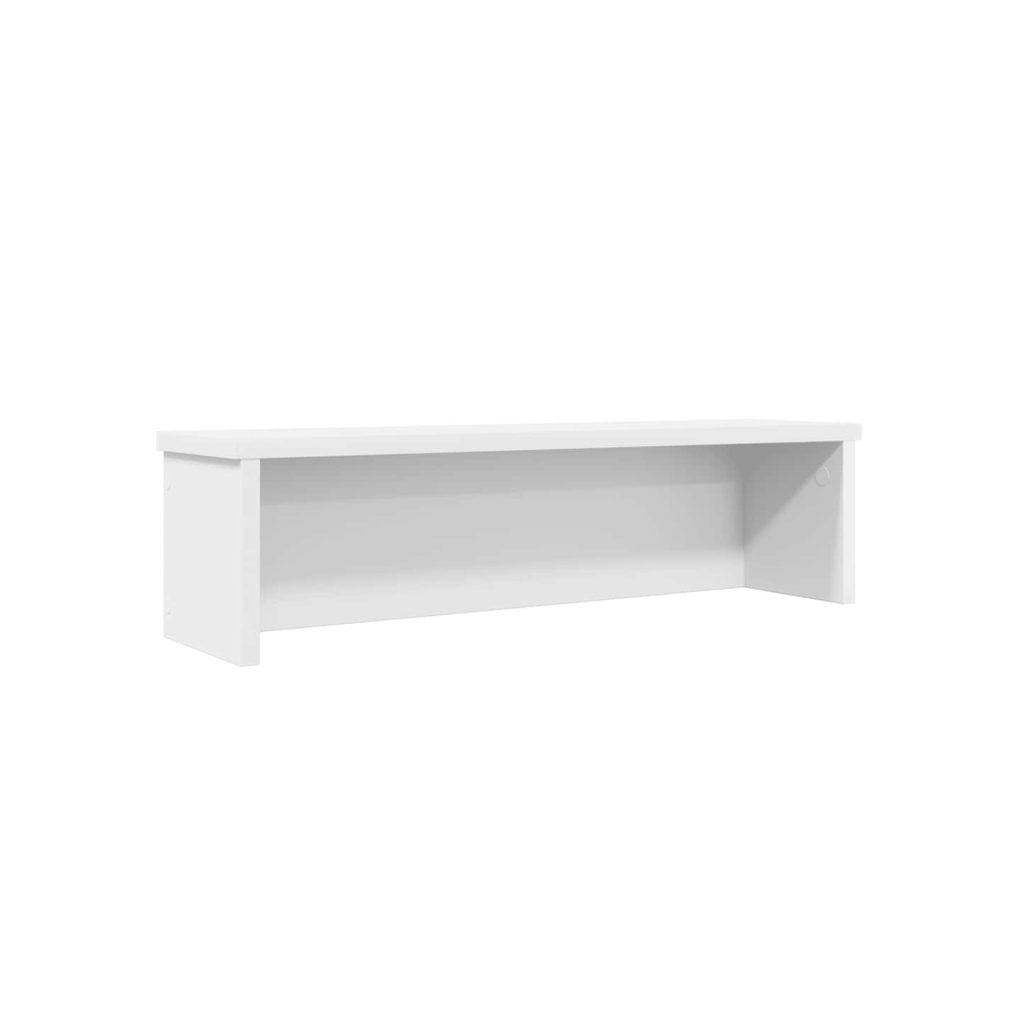 Étagère de cuisine empilable blanc 60x15x16cm bois d'ingénierie