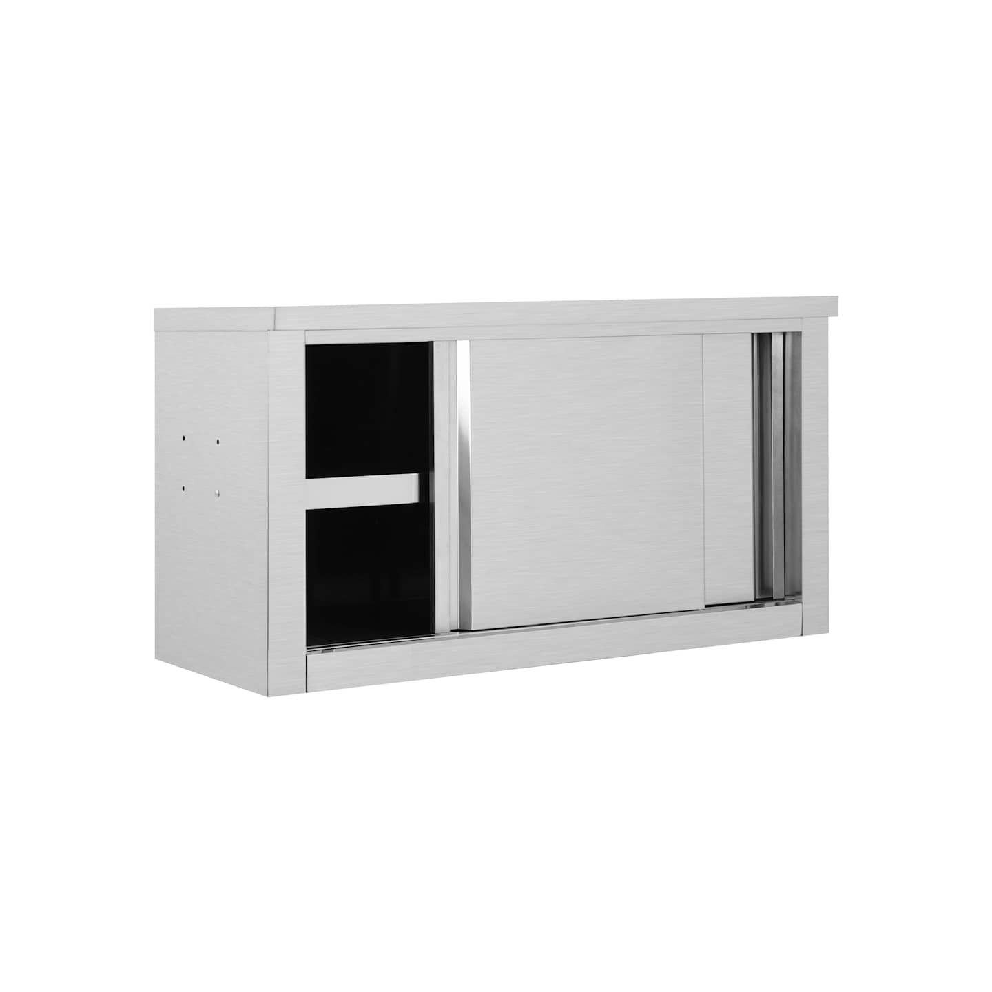 Armoire de cuisine avec portes coulissantes 90x40x50 cm Inox