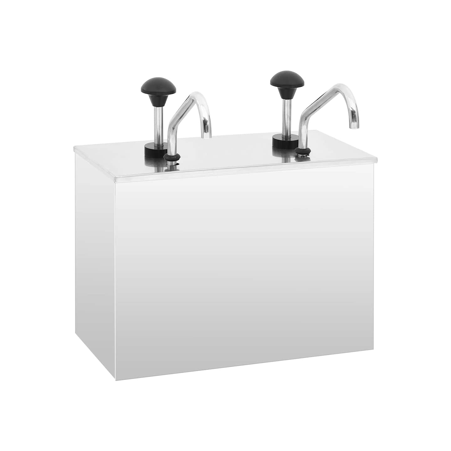 Distributeur de sauces Acier inoxydable 2 x 3,5 L