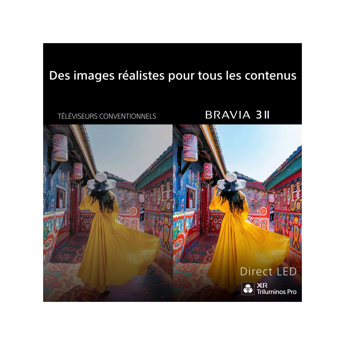 TV LED Sony BRAVIA 3 II K43XR35M2PB 43" 4K Google TV | Nimestore