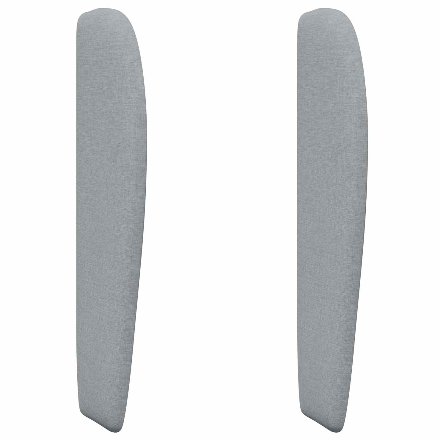 Oreille de tête de lit Gris clair 80 x 23 x 6 cm tissu