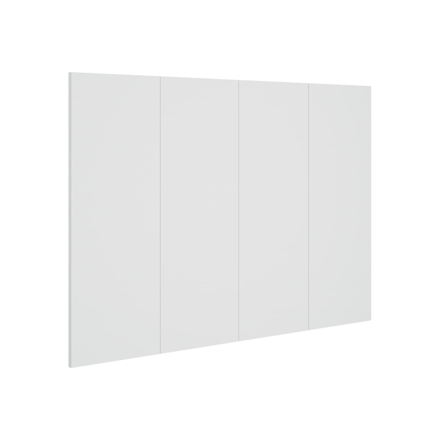 Tête de lit Blanc 120x1,5x80 cm Bois d'ingénierie