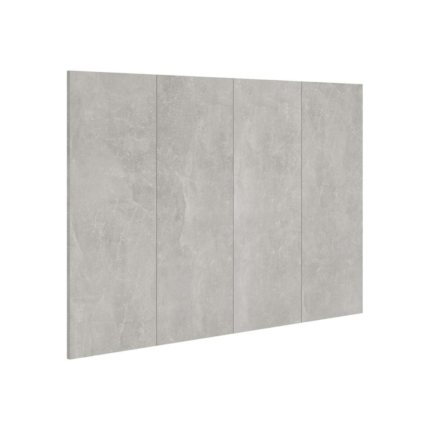 Tête de lit Gris béton 120x1,5x80 cm Bois d'ingénierie