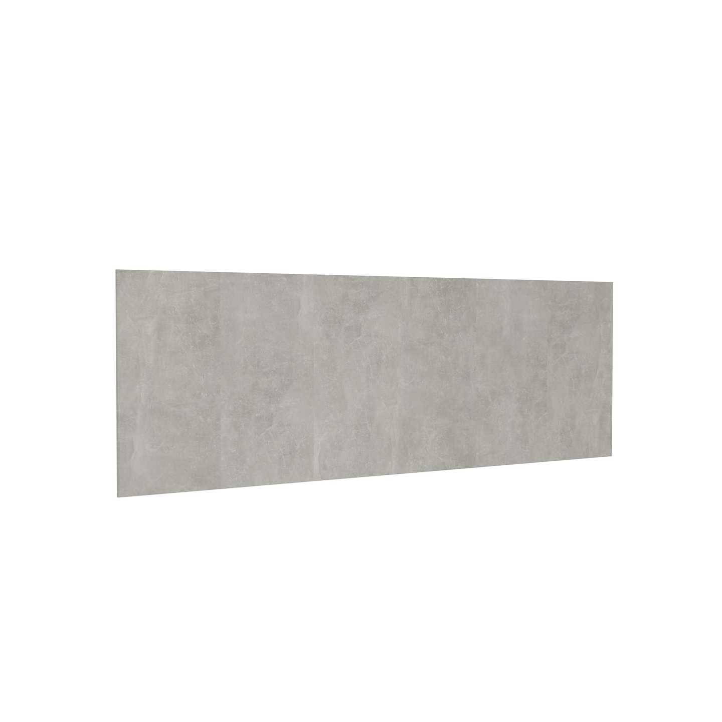 Tête de lit murale Gris béton 240x1,5x80 cm Bois d'ingénierie