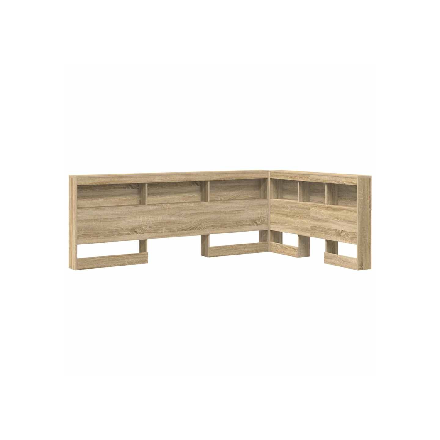 Tête de lit de rangement Chêne Sonoma 120 cm Bois d'ingénierie