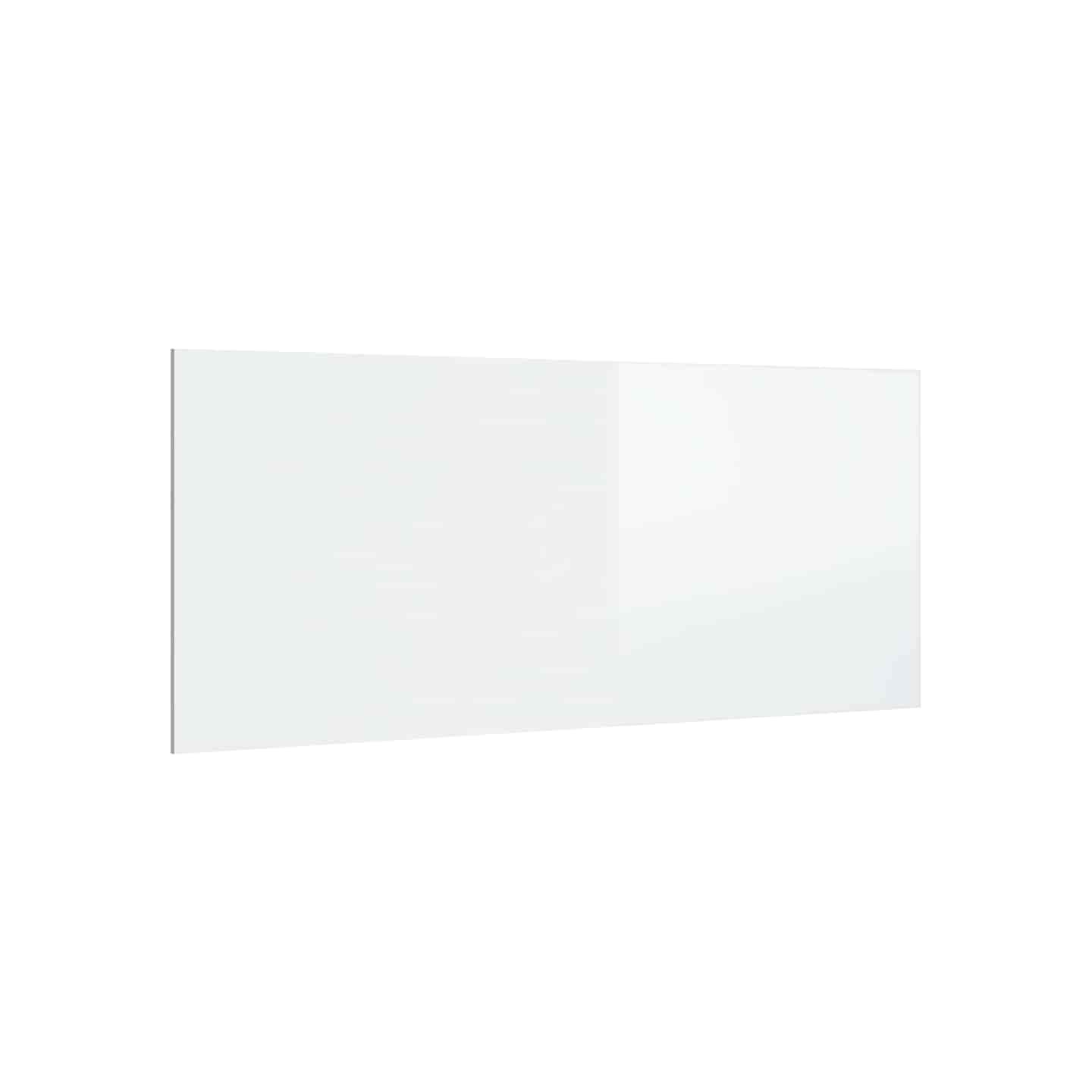 Tête de lit Blanc brillant 200x1,5x80 cm Bois d'ingénierie