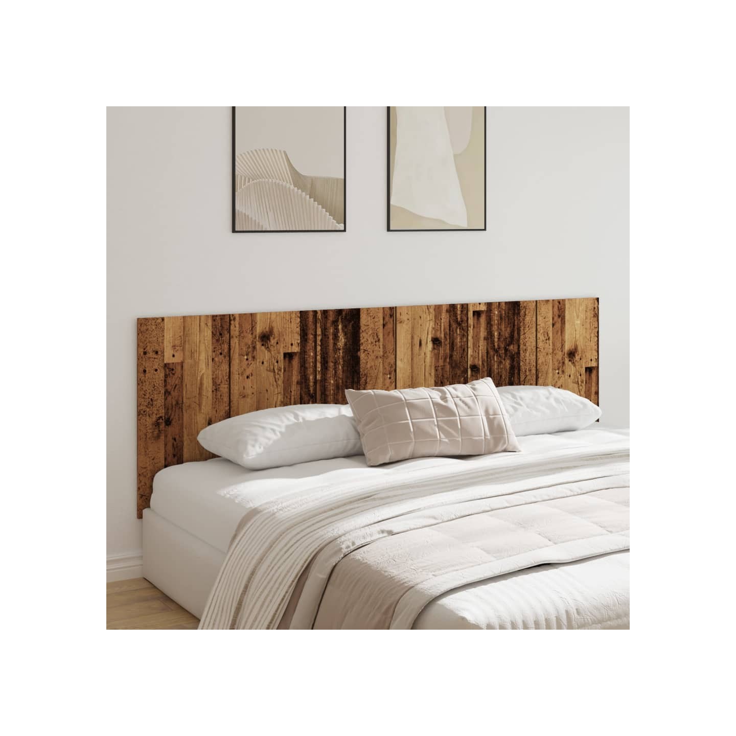 Tête de lit murale vieux bois 240x1,5x80 cm bois d'ingénierie