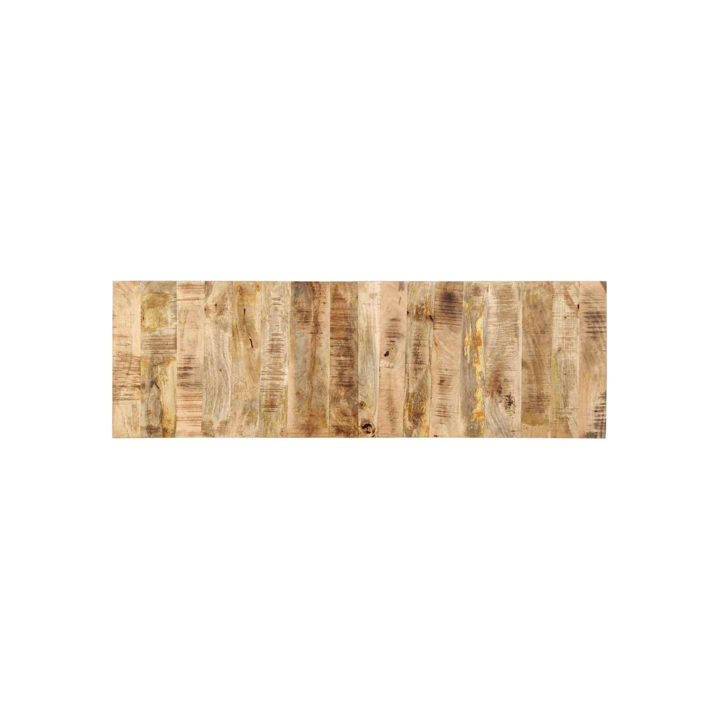 Tête de lit 160 cm bois de manguier brut massif
