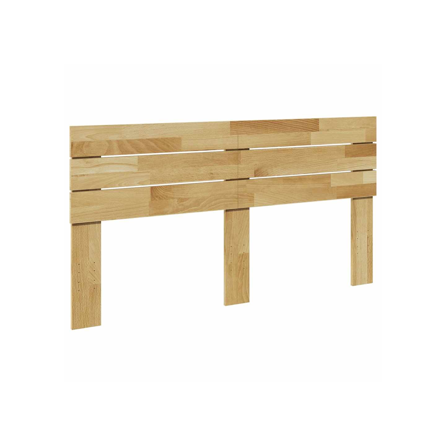 Tête de lit 140 cm en bois massif de chêne