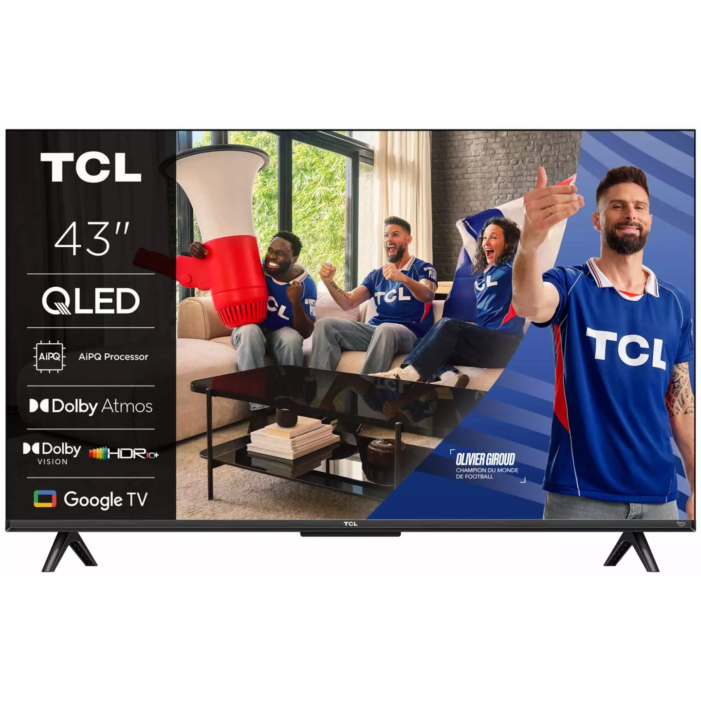 TV QLED TCL 43T69C 43" 4K Google TV Dolby Vision | Nimestore
