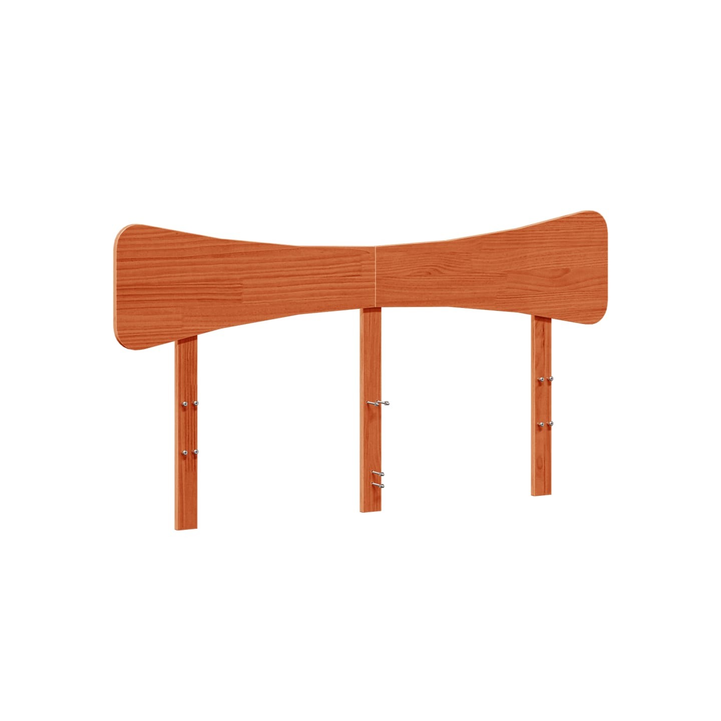 Tête de lit cire marron 150 cm bois massif de pin