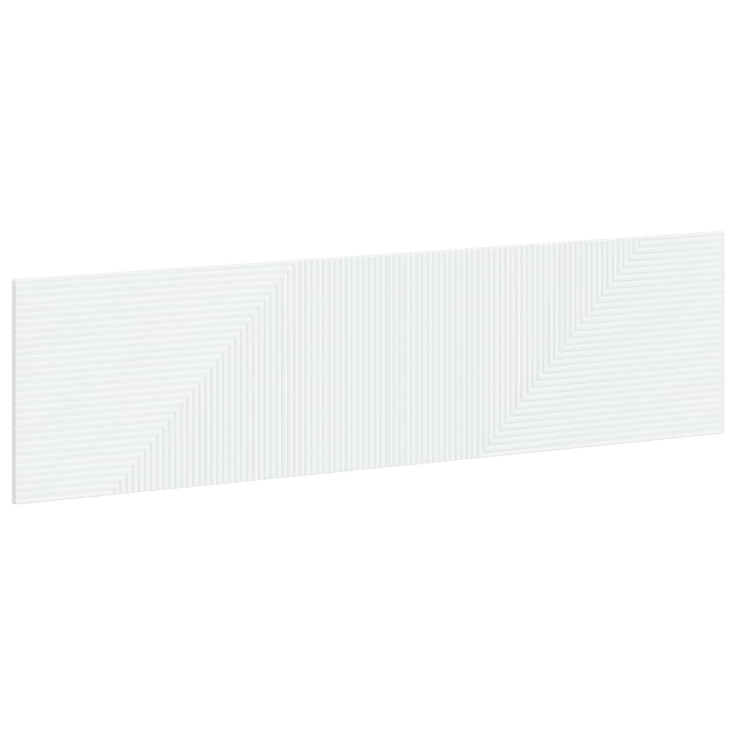 Tête de lit murale HAARLEM Blanc Bois d'ingénierie