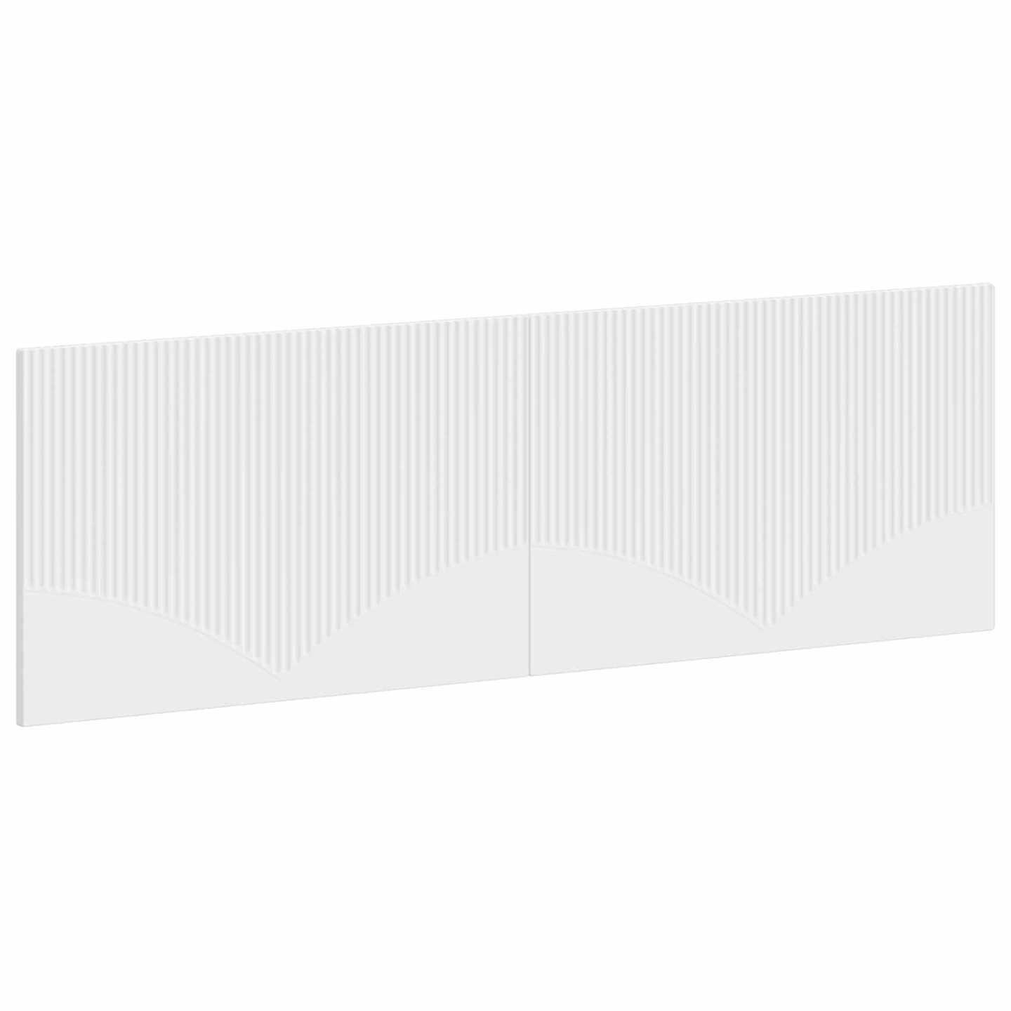 Tête de lit murale HOORN Blanc Bois d'ingénierie