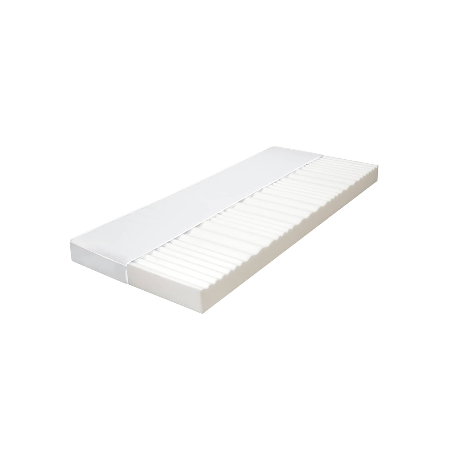 Matelas 90x200 cm 7 zones Mousse PU 10 cm H2 H3