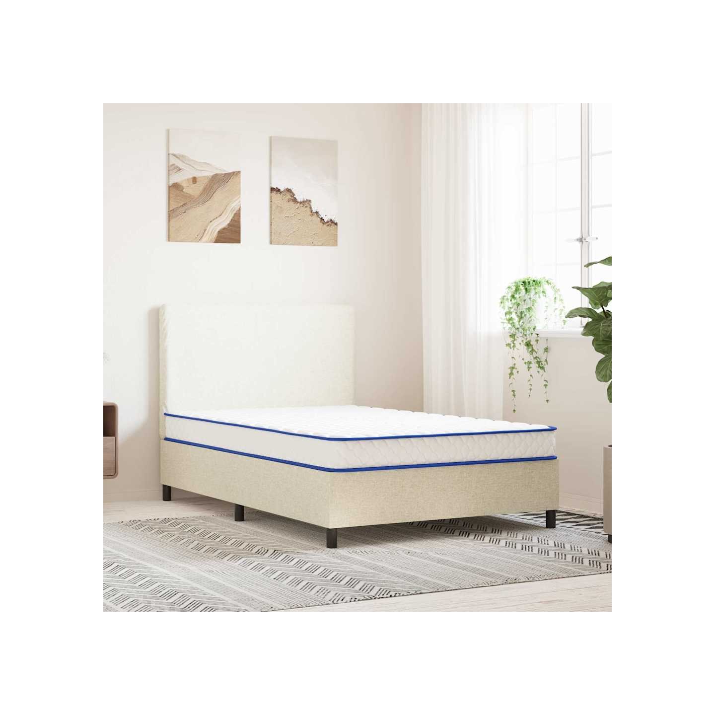 Matelas en mousse à mémoire de forme 200 x 140 x 17 cm doux