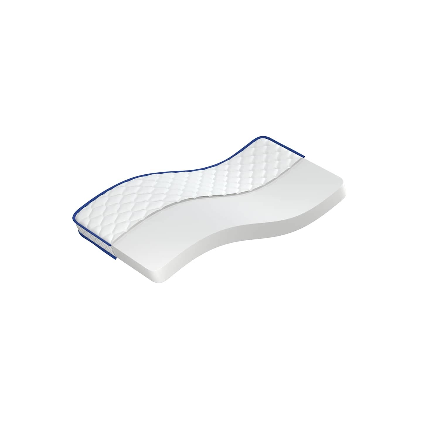 Matelas en mousse à mémoire de forme 200 x 140 x 17 cm doux