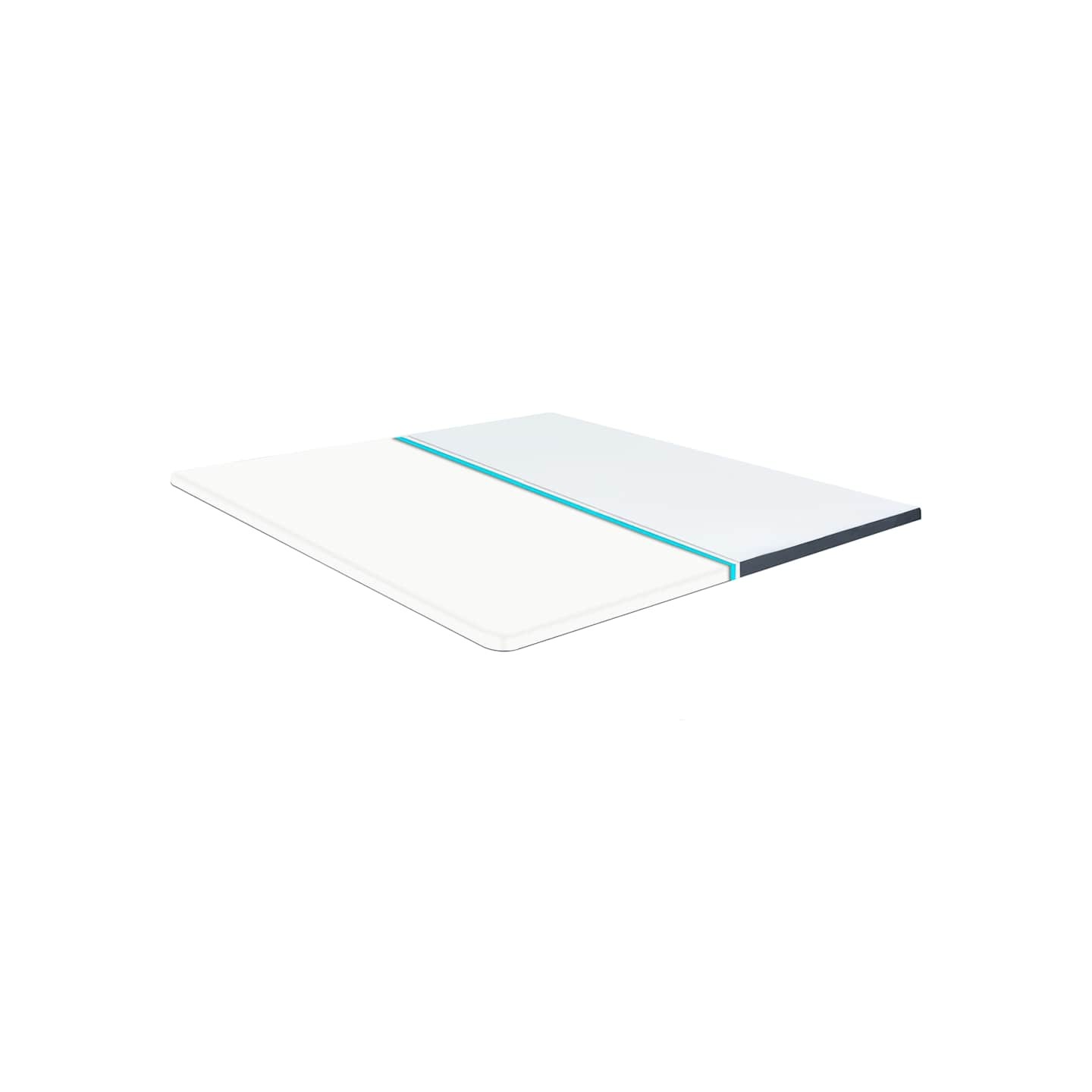 Surmatelas de sommier tapissier 200x160x5 cm mi-doux