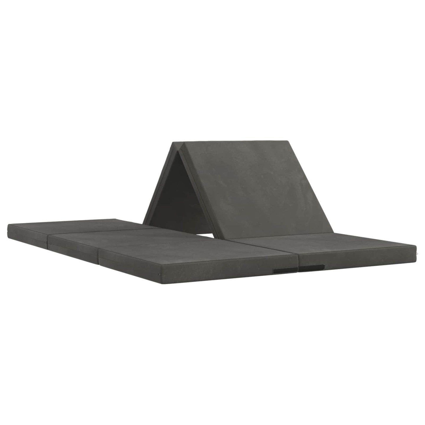 Canapé-lit pliable 70 x 67 x 48 cm Gris foncé