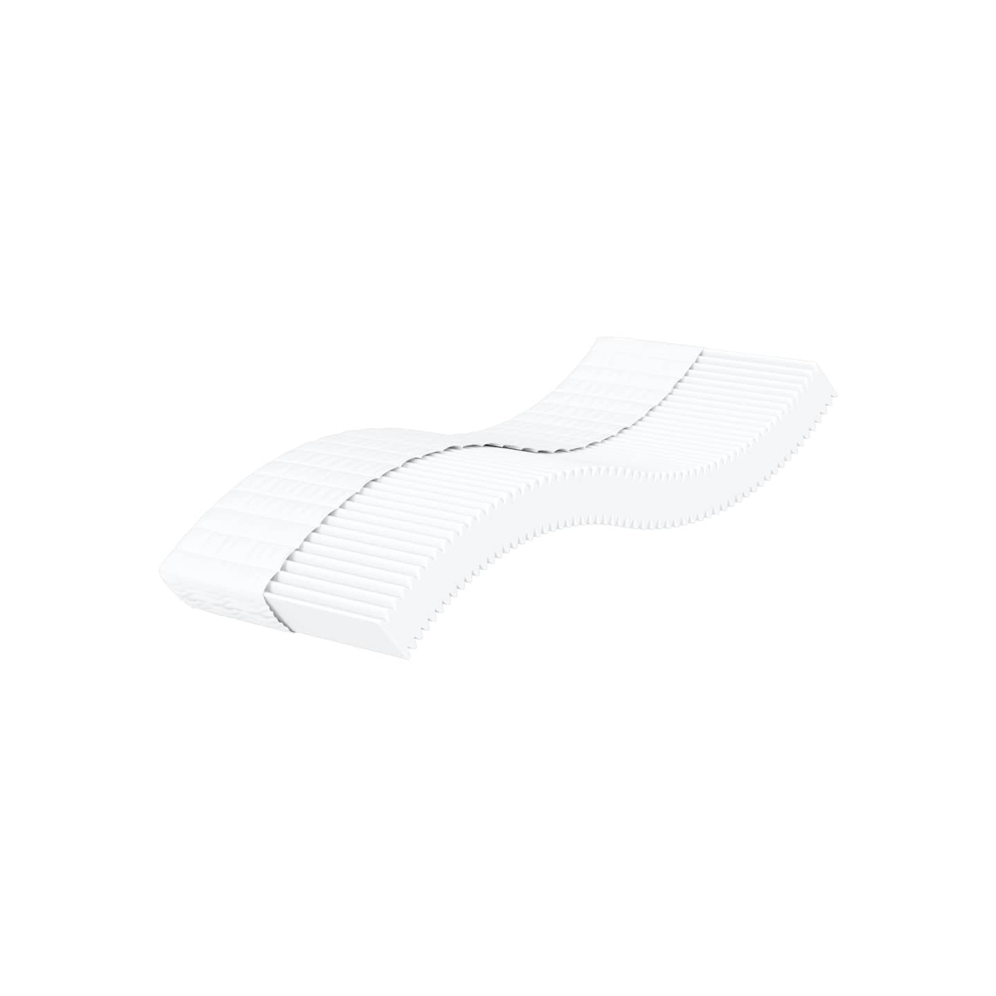 Matelas en mousse pour enfants blanc 80x160 cm dureté H2 H3