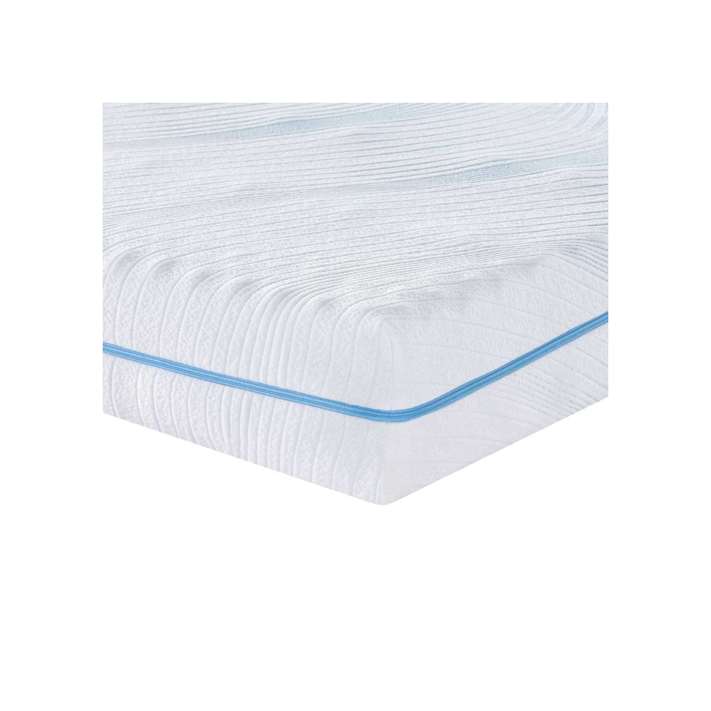 Matelas Moyennement ferme 120 x 200 cm Blanc