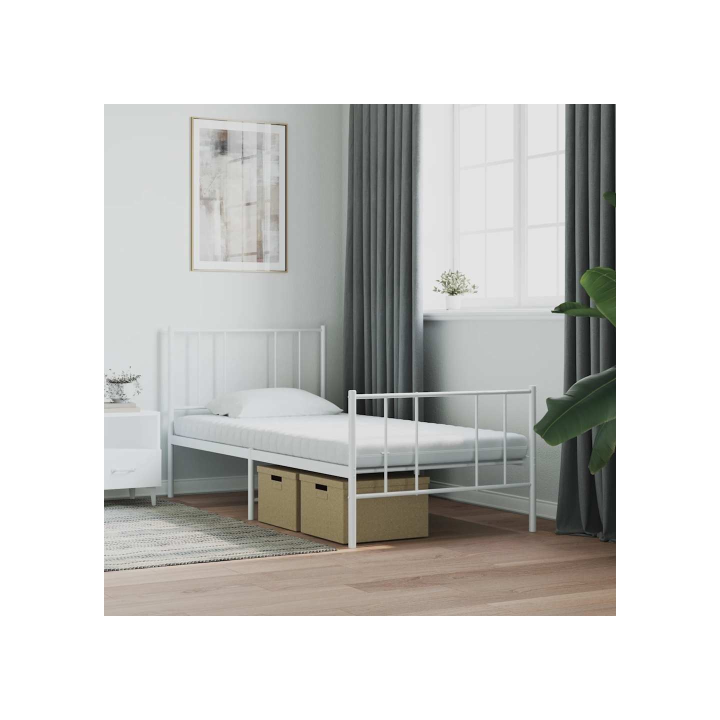 Matelas en mousse enfants blanc 80x160 cm 7 zones dureté 20 ILD