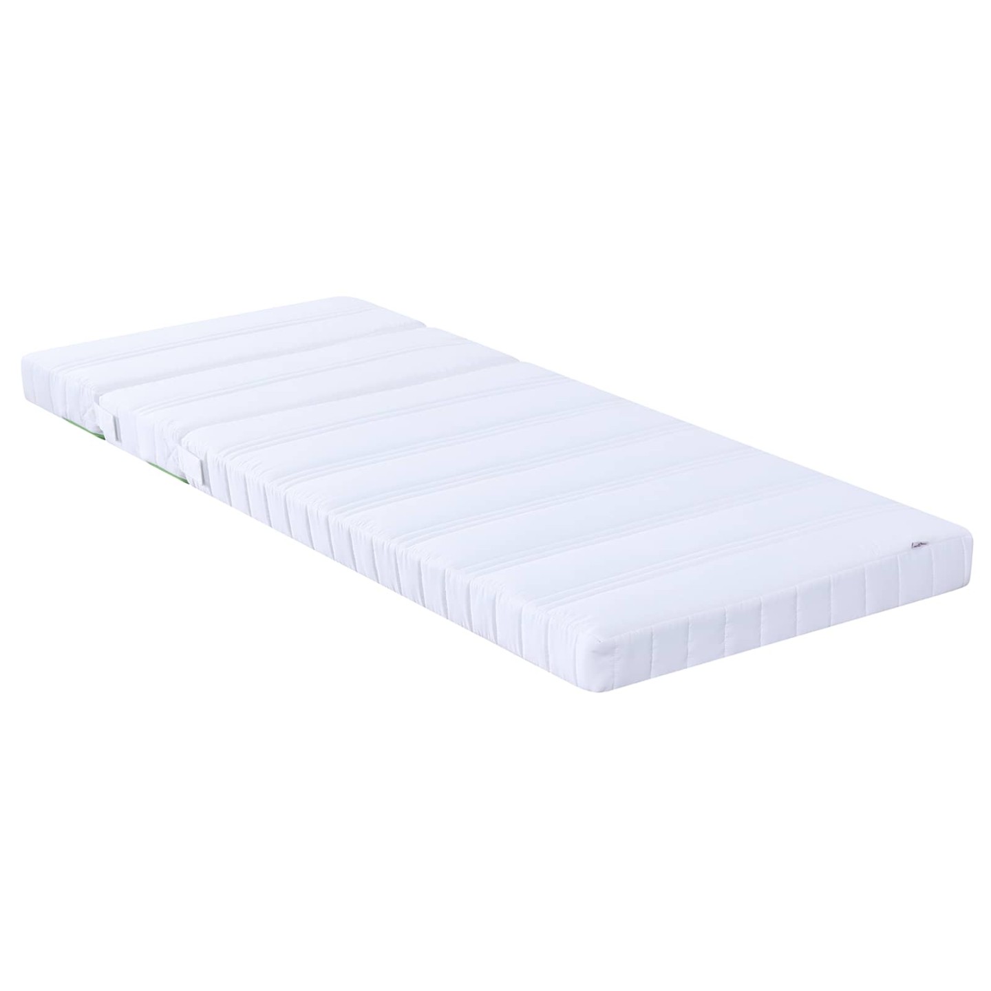 Matelas en mousse extensible 80 x 200 cm Blanc