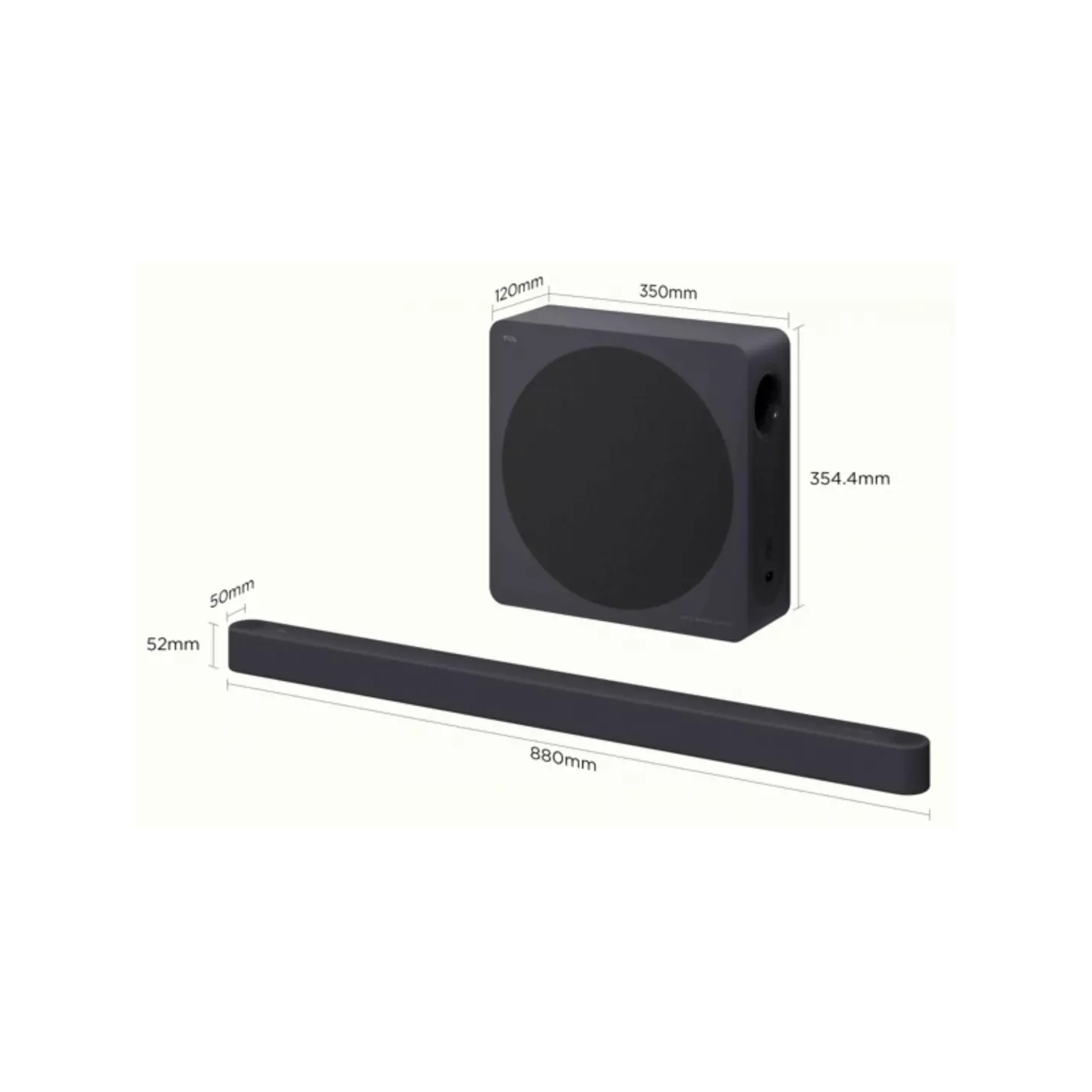 Barre de son TCL A65K 3.1.2 460 W Dolby Atmos | Nimestore