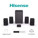 Barre de son Hisense HTSATURN 4.1.2 720 W Dolby Atmos | Nimestore