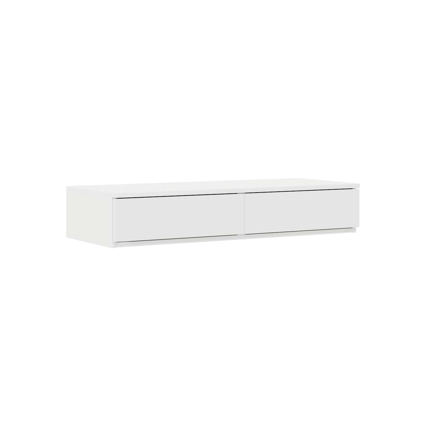 Tiroirs de lit Blanc 100 x 36,5 x 16,5 cm Bois d'ingénierie