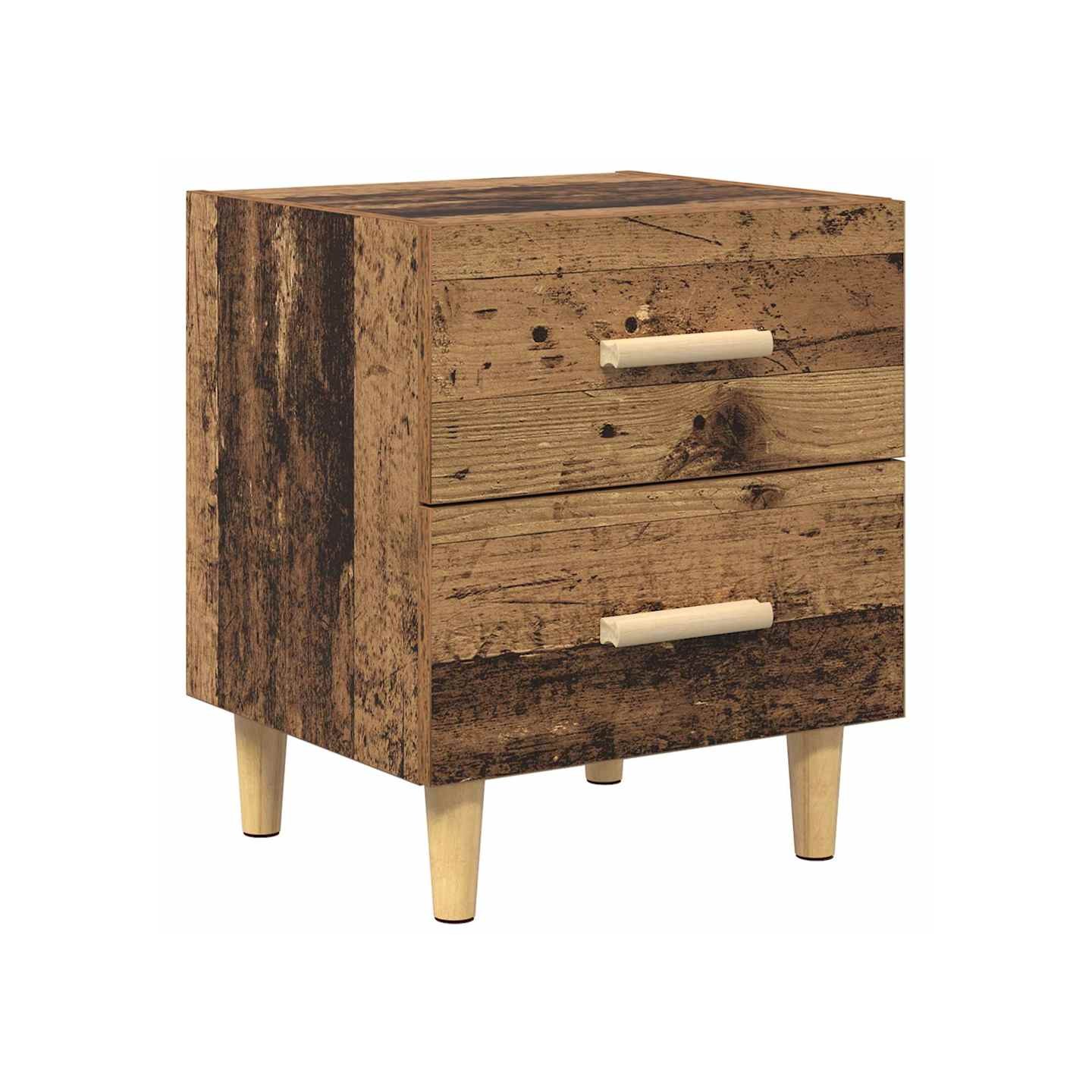 Armoire de lit Bois ancien 40 x 35 x 47.5cm Bois d'ingénierie