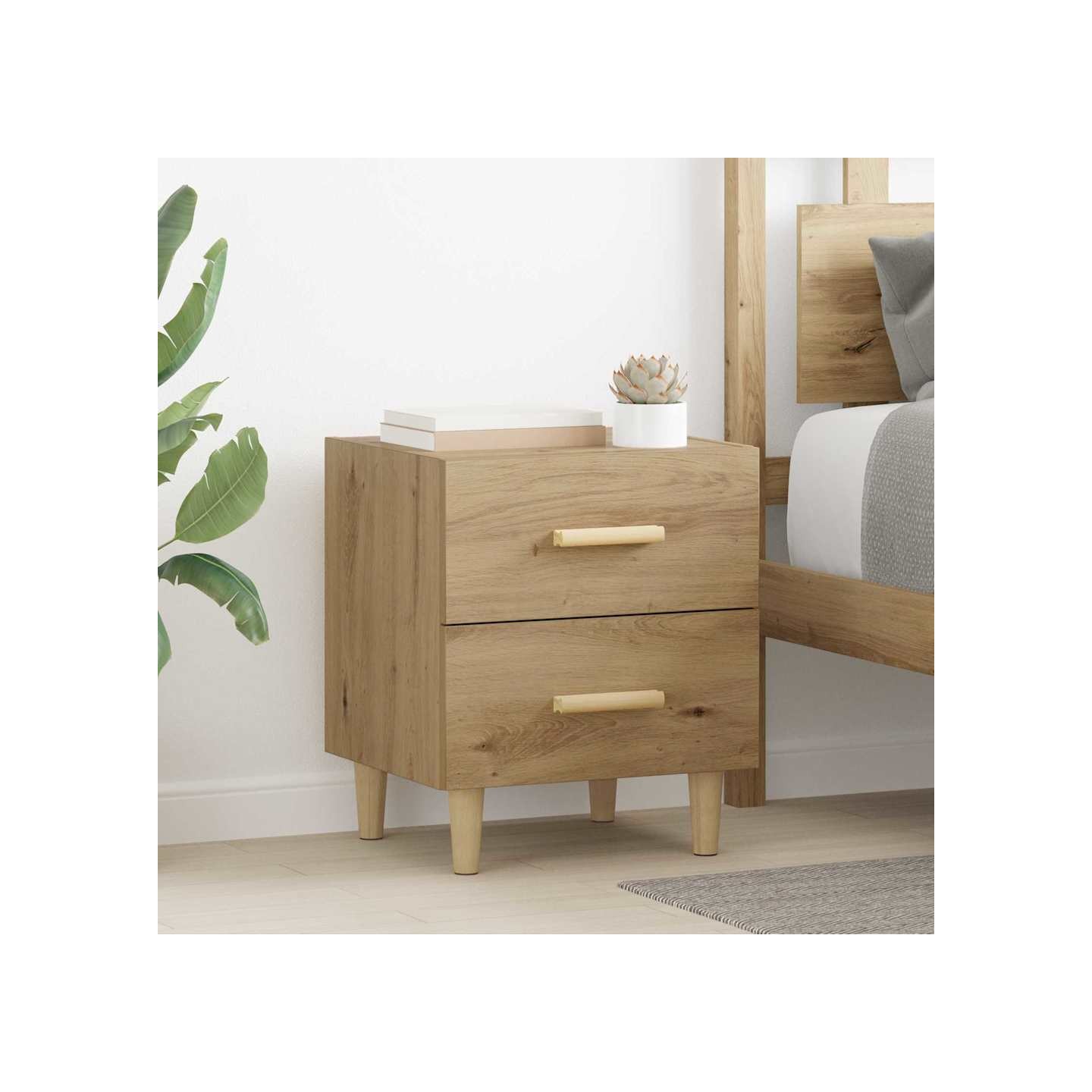 Armoire de lit Chêne artisanal 40 x 35 x 47.5cm