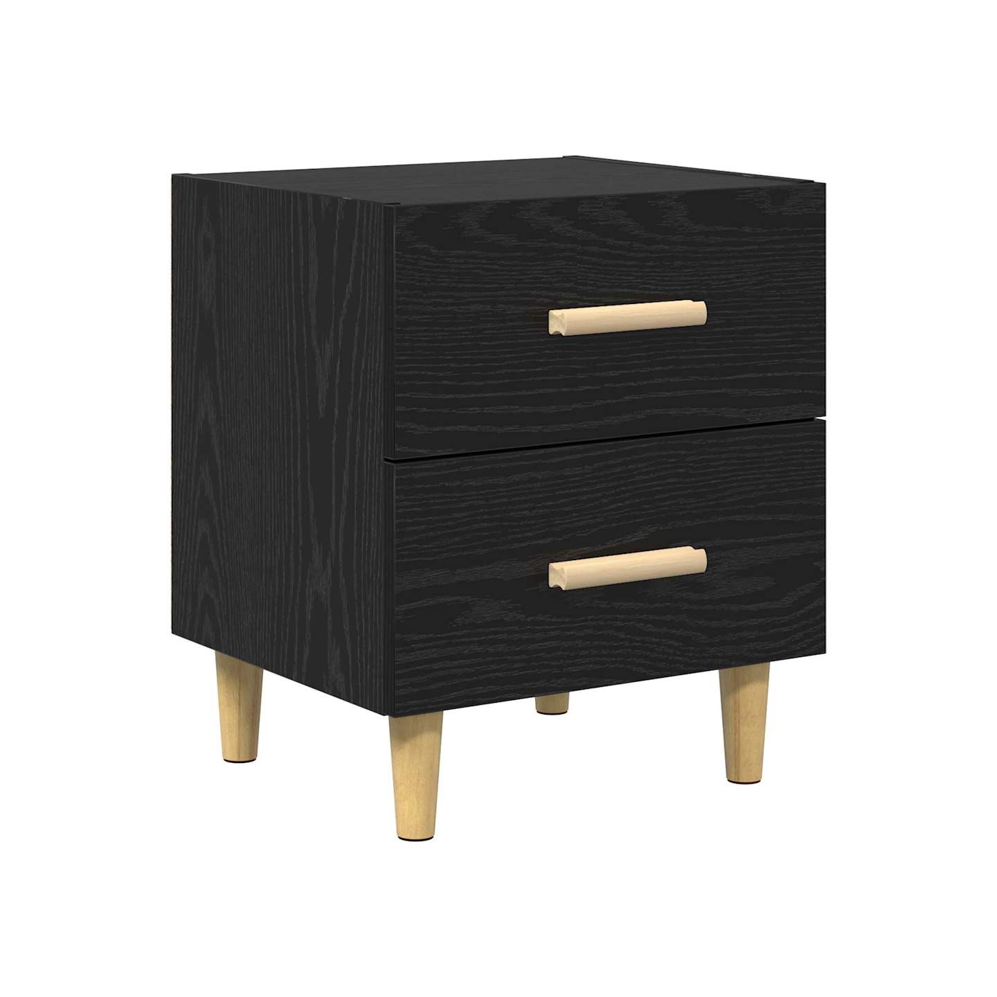 Armoire de lit Chêne noir 40 x 35 x 47.5cm Bois d'ingénierie