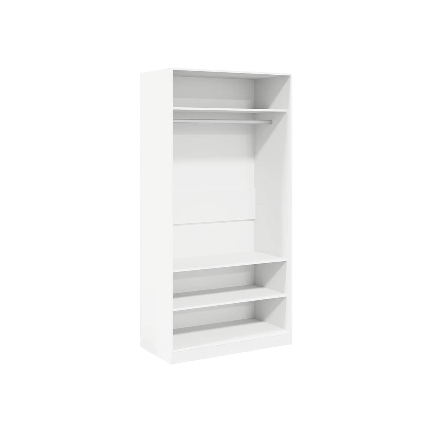 Garde-robe Blanc 100 x 50 x 200 cm Bois d'ingénierie