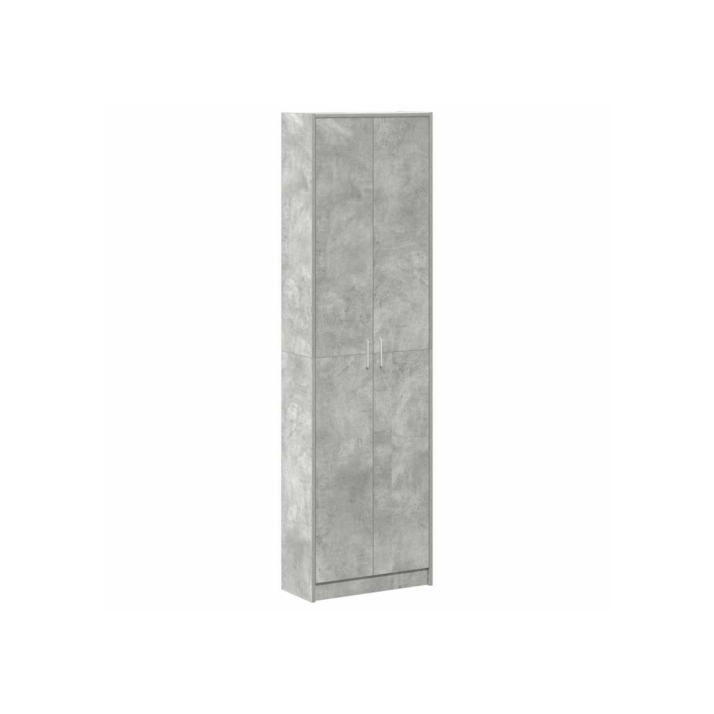 Armoire Gris béton 55 x 25 x 189 cm Bois d'ingénierie