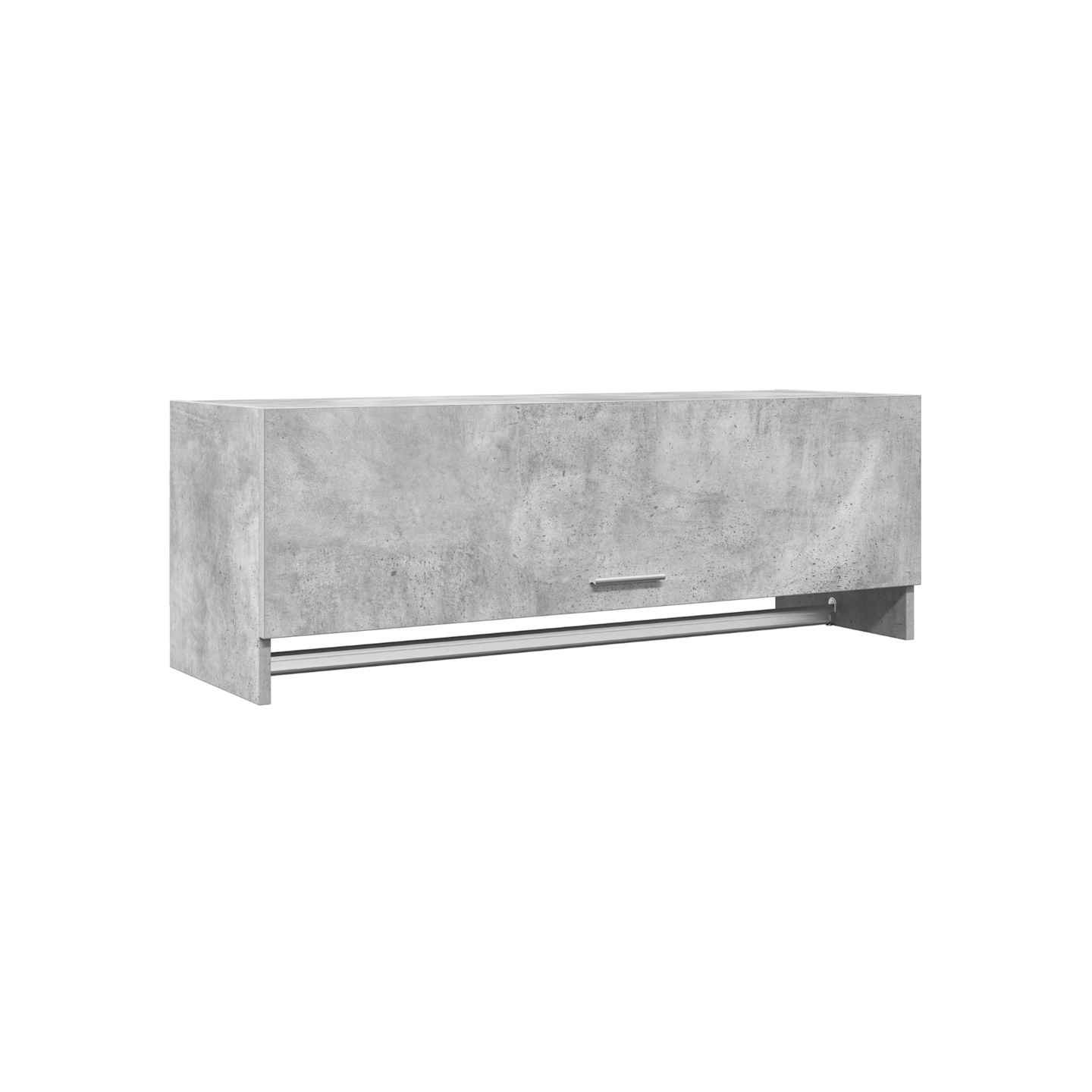 Garde-robe gris béton 100x32,5x35 cm bois d'ingénierie