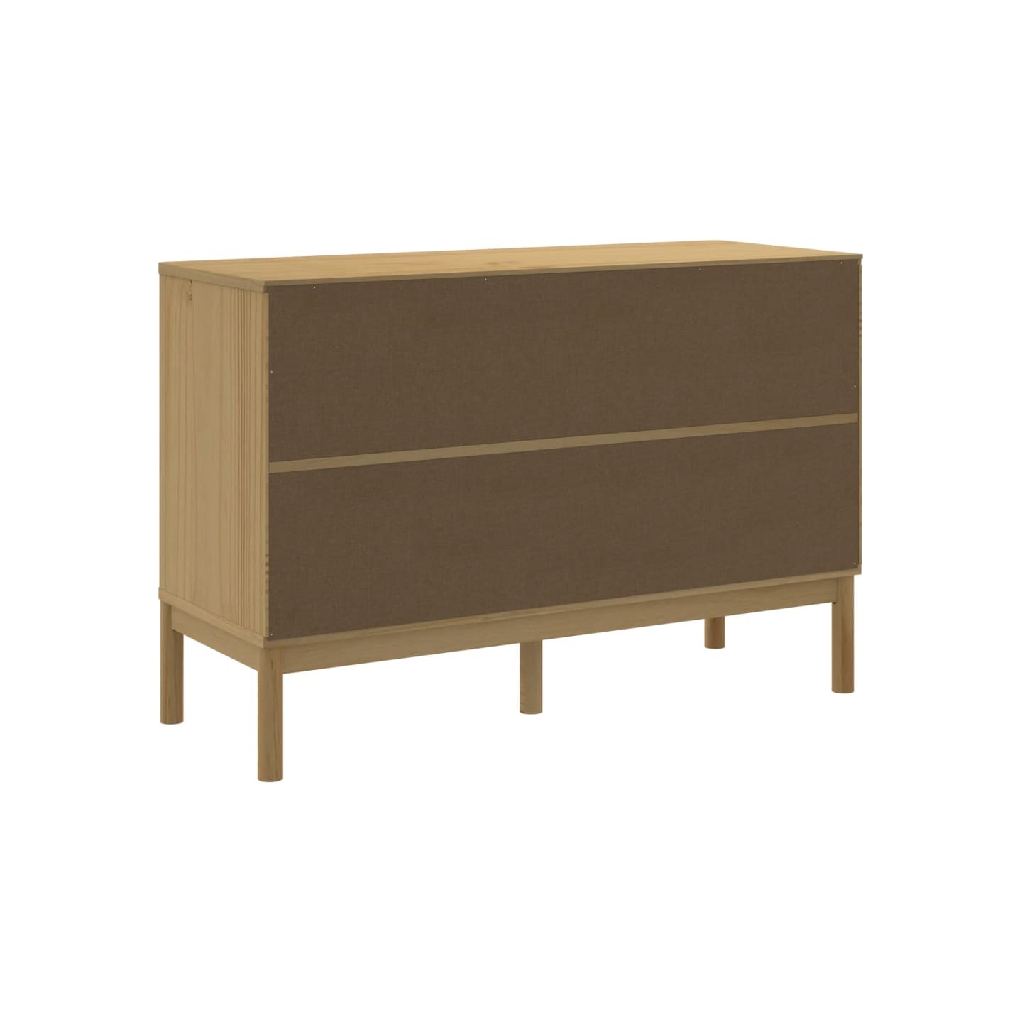 Commode FLORO cire marron bois de pin massif
