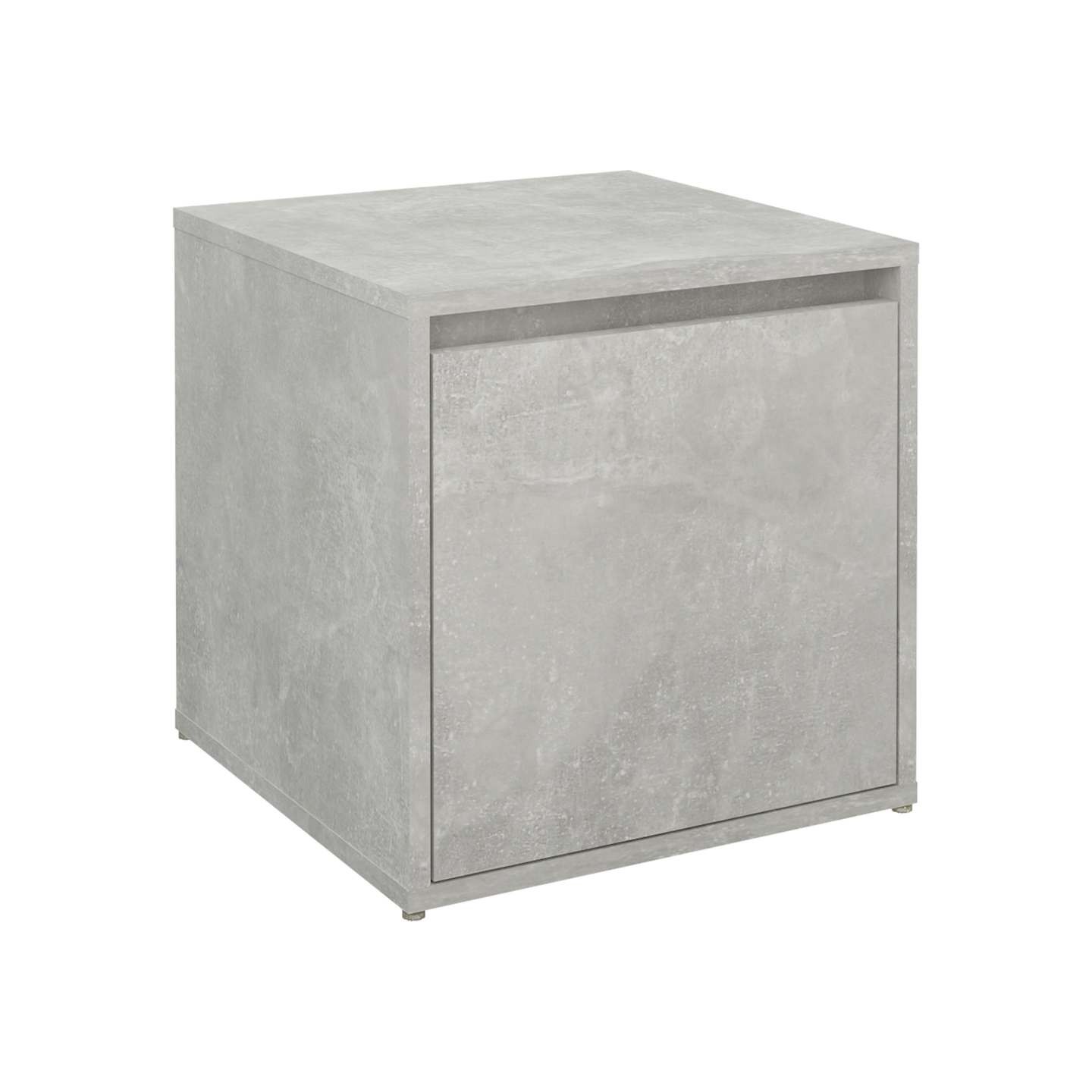 Tiroir boîte Gris béton 40,5x40x40 cm Bois d'ingénierie