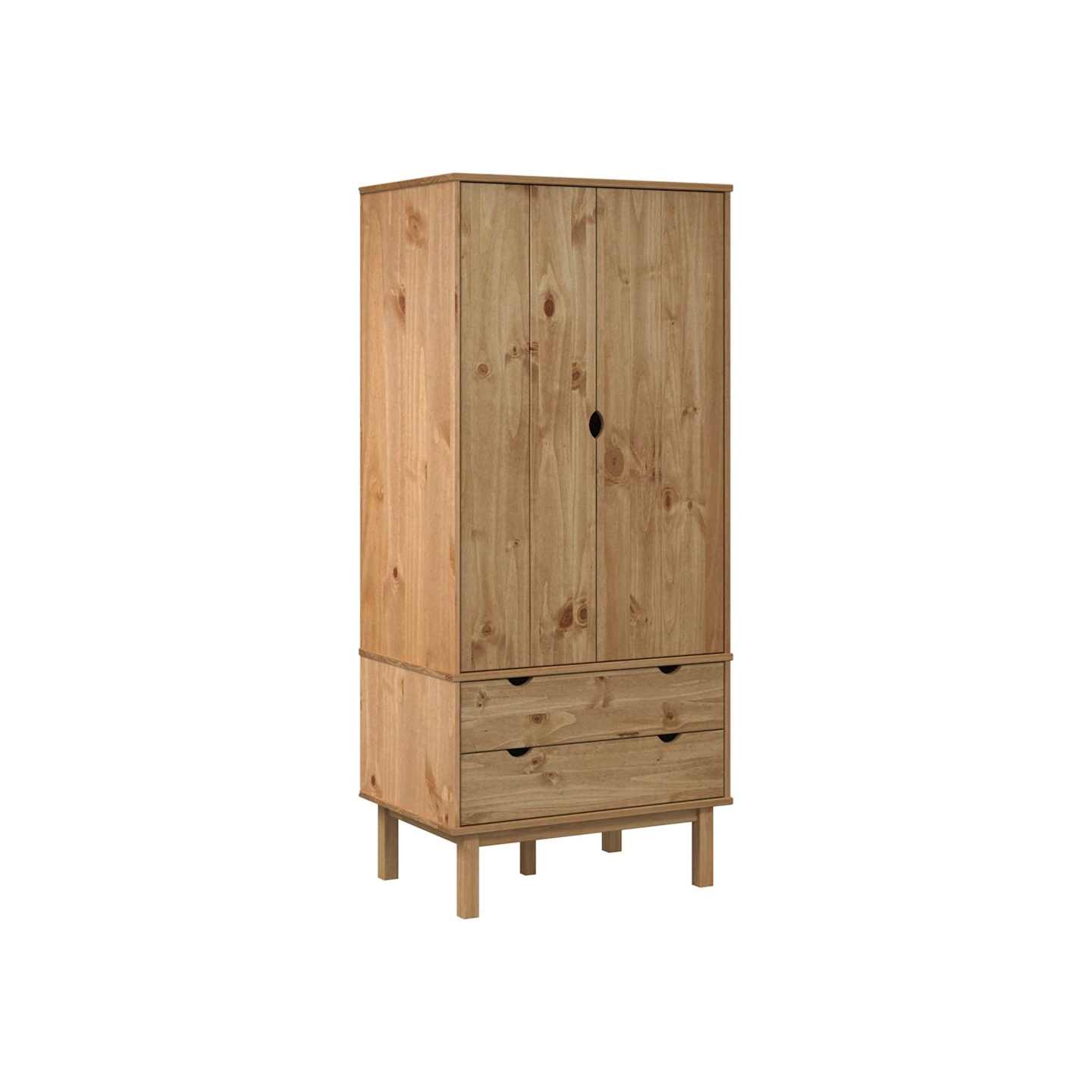 Garde-robe OTTA 76,5x53x172 cm Bois massif de pin